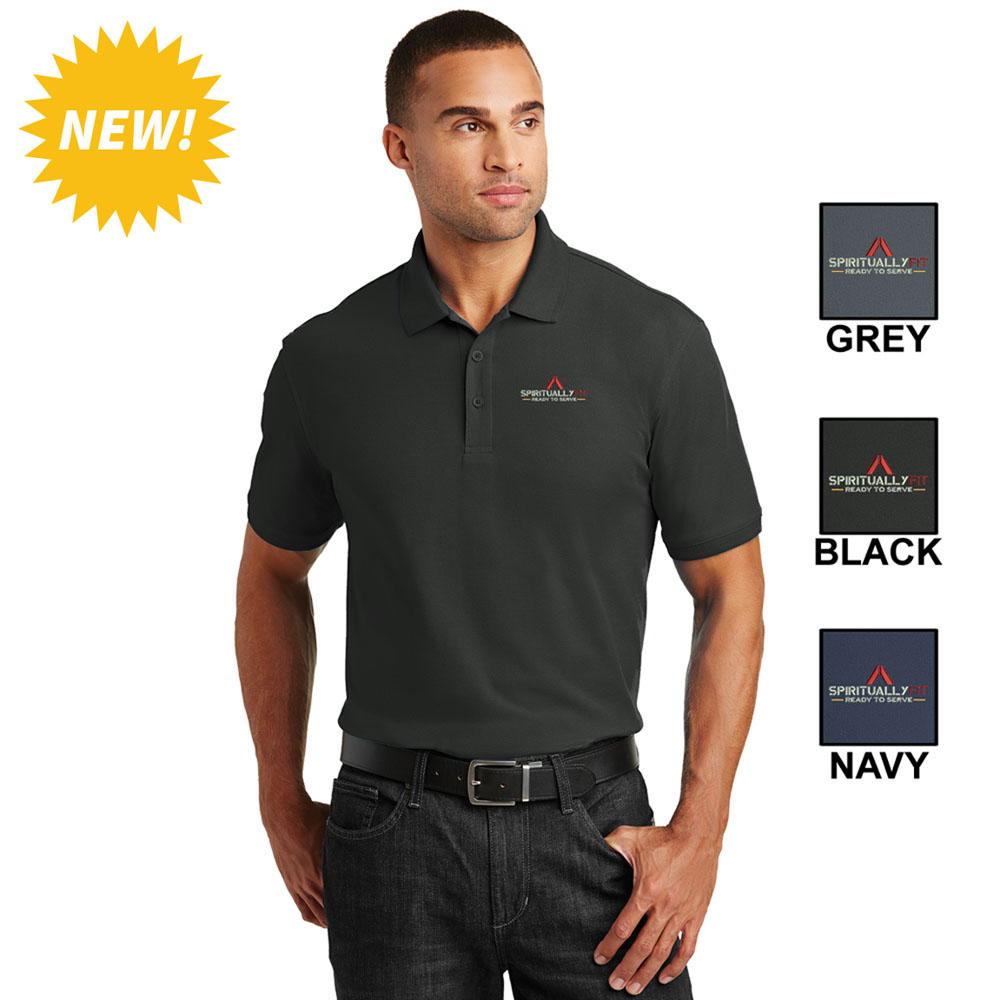 MEN'S PIQUE POLO MARINES