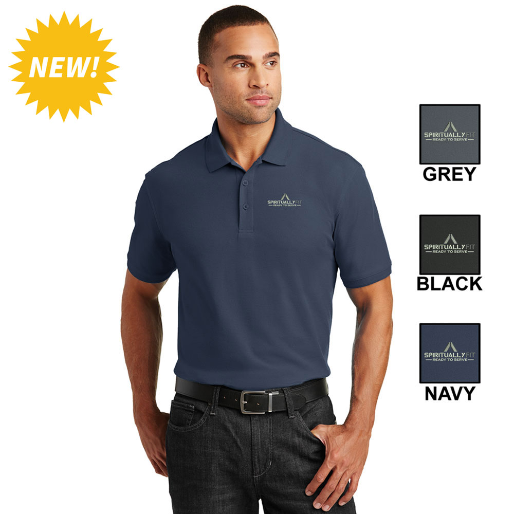 MEN'S PIQUE POLO NAVY