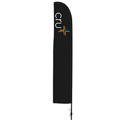 CRU 11' FEATHER FLAG BANNER