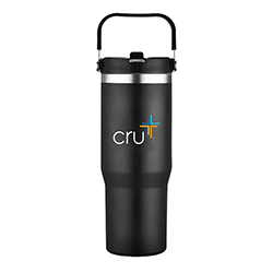 30 OZ. TUMBLER WITH CARRY HANDLE